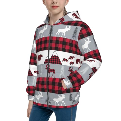 Butterfly In Blossoms Zen Kid Hoodies Boys Zip Up Sweatshirts Girls Pullover with Pocket