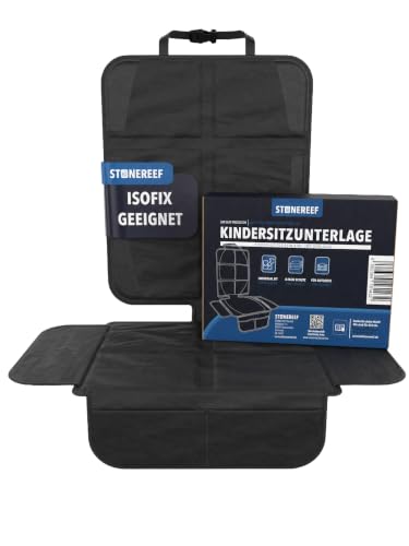 Sitzauflage Auto Kindersitzunterlage Sitzschoner Isofix wasserabweisend – Ansicht 1
