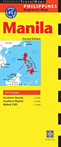 Manila Travel Map Second Edition (Philippines Regional Map)