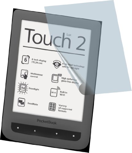 Preisvergleich Produktbild PocketBook 4X Touch Lux 2 ENTSPIEGELNDE Premium Displayschutzfolie Bildschirmschutzfolie von 4ProTec - Nahezu blendfreie Antireflexfolie