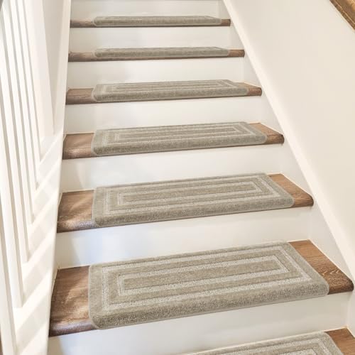PURE ERA Bullnose Carpet Stair Treads for Wooden Steps Indoor 2 Pcs by PURE ERA - Used condition - Image 2