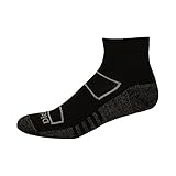 Dickies Men's 2 Pack All Season Merino Wool Light Cushion Quarter Socks