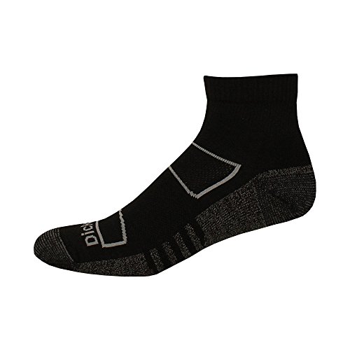 Dickies Men's All Season Merino Wool Light Cushion Quarter Socks (Pack of 2)