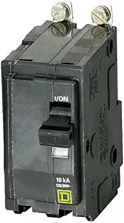 Square D QOB2100 Plug-In Mount Standard Miniature Circuit Breaker With Visi-Trip Indicator 2-Pole 100 Amp 120/240 Volt AC QO