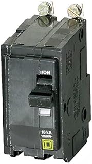 Square D QOB2100 Plug-In Mount Standard Miniature Circuit Breaker With Visi-Trip Indicator 2-Pole 100 Amp 120/240 Volt AC QO