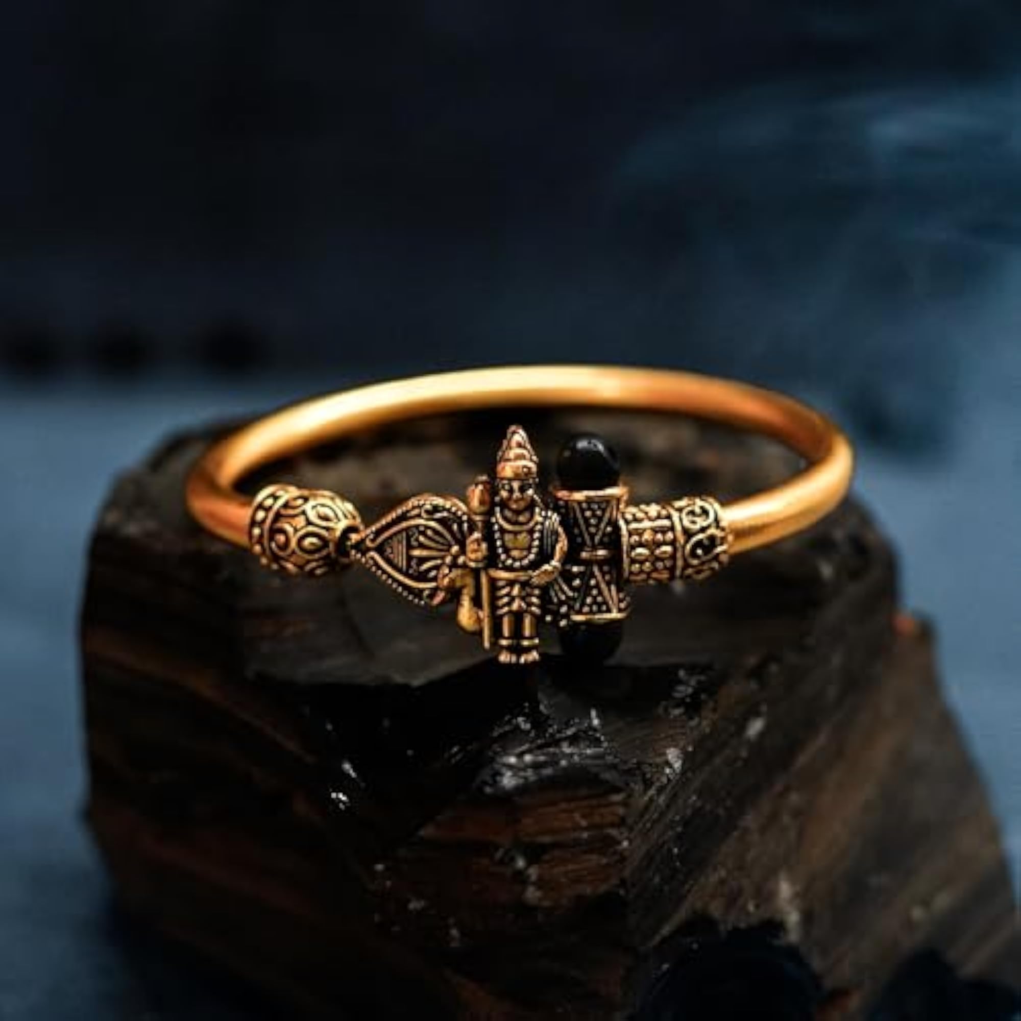 Ebony Wood Karungali Murugan Kada, Spiritual Protection Symbol