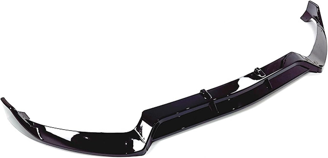 Front Lip Compatibility with 2015-2018 C Class W205 AMG Sport Models Front Bumper Chin Lip Splitter Spoiler Gloss Black