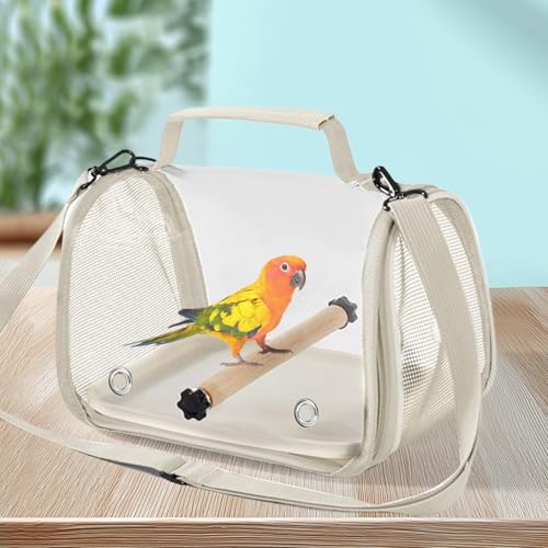 Cage de transport legere et pliable pour oiseaux au design aerodynamique