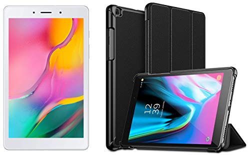 Image of Samsung Galaxy Tab A 8.0 (Silver, 2GB RAM, 32GB Storage) WiFi + 4G + Cover