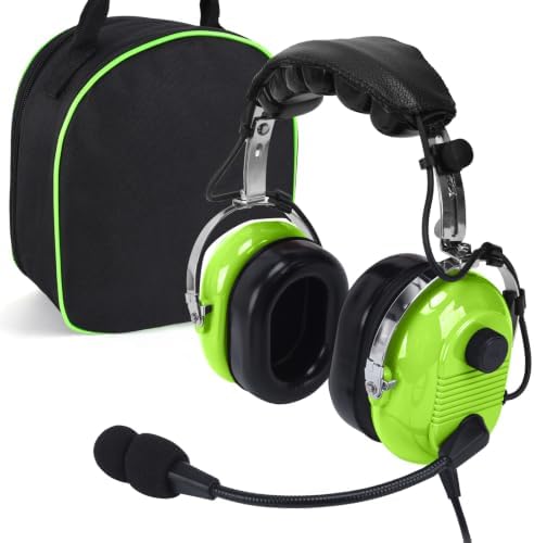 Aviation Headsets GA Headphone Noise Reduction for Pilot Trainees...