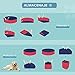 PawHutBañera para Perros Gatos Plegable Piscina para Mascotas Natación Baño Φ100x30cm Color...