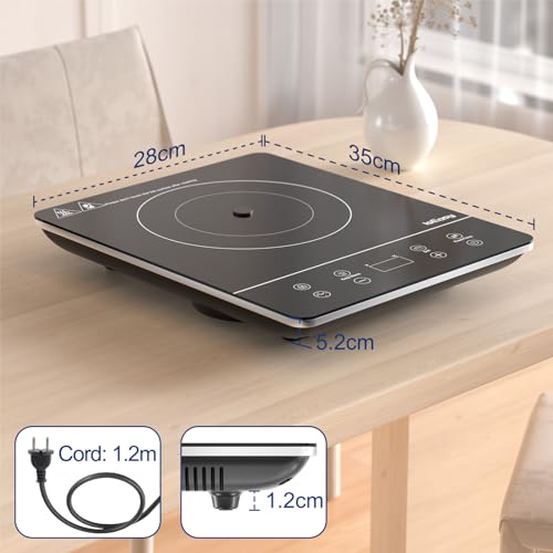 Plaque cuisson induction IsEasy compacte sécurisée avec verrou