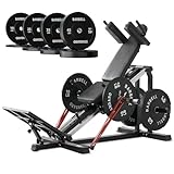 Mikolo Leg Press Hack Squat Machine, 30-Degree Compact Leg Press Machine for Home...