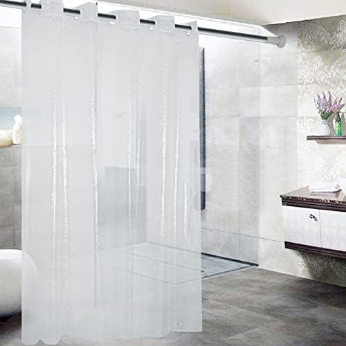 Goodears Clear Shower Curtain,Waterproof Shower Curtain Liner Plastic PEVA with No Hooks,72x74 Inch,Washable