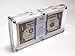 PlastiXrevolution Acrylic BEP 100 US Bank Note Currency Display Slab Dollar Bill Case Money Holder Frame