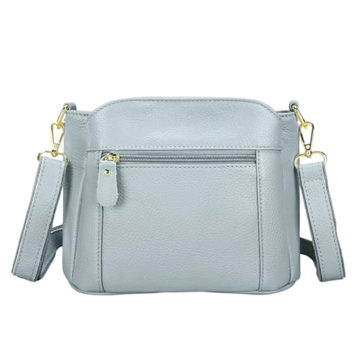 Image of MASIWEI Genuine Leather Crossbody Bag for Women Small Purse Hobo Handbag