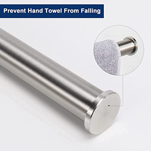 Nearmoon NM-2PHTH-FXRD-BN9IN Hand Towel Holder/Towel Ring, Thicken Stainless Steel Hand Towel Bar For Bathroom, Rustproof Wall Mounted Towel Rack, Contemporary Style Bath Accessories, 9 Inch thumb #3