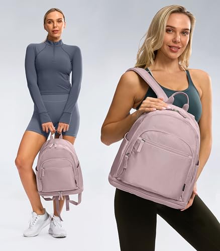 Image of Uselike Gym Backpack for Women Men, Lightweight Gym Bag with Shoe Compartment, Waterproof Workout Backpack with Wet Pocket