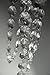 6Ft of Clear Chandelier Bead Lamp Chain