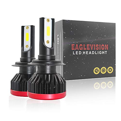 Yorten Lâmpadas para farol de carro 2 unidades Farol de carro para farol de nevoeiro Kit de conversã