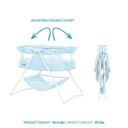 Dream On Me Karley Bassinet, Aqua #TOP4