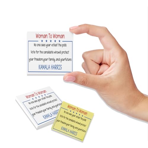 Woman To Woman Sticky Notes Vote For Harris-Waltz 2024 Sticky Notes Kamala Harris Presidential Sticky Notes Blue Wave Sticky Notes Democrat Election Sticky Notes