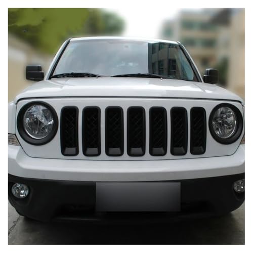 Rejilla de radiador Jeep Patriot 2011-2016: parrilla delantera cromada de carreras 5