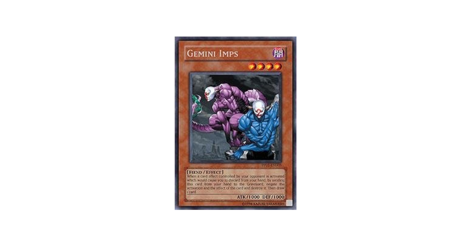 Amazon.com: Yu-Gi-Oh! - Gemini Imps (PP01-EN005) - Premium