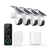 aosu Solar 4-Cam Kit with 5MP Doorbell