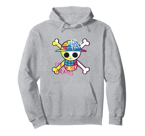 One Piece Strohhut Piraten Farbe Logo Monkey D Luffy Pullover Hoodie