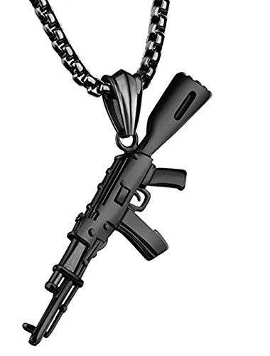 Greendou �����Y �W���G���[ �q�b�v�z�b�v �`�^���X�e�����X�X�`�[�� AK-47 �K���y���_���g�l�b�N���X 24�C���`�̃����`�F�[���t��