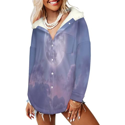 Manteaux polaire femme contre le froid veste hiver à bouton douce