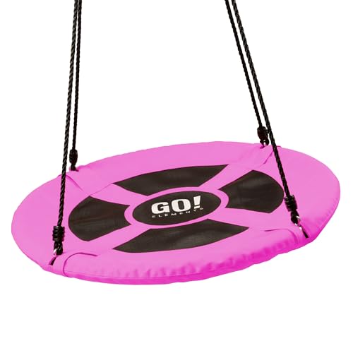 GO!elements altalena a nido | altalena rotonda per bambini e adulti | regolabile in altezza fino a 150 kg | Dimensioni:...