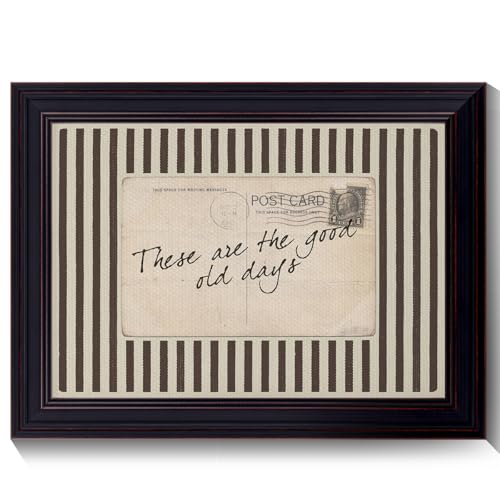Framed These Are The Good Old Days Canvas Wall Art,