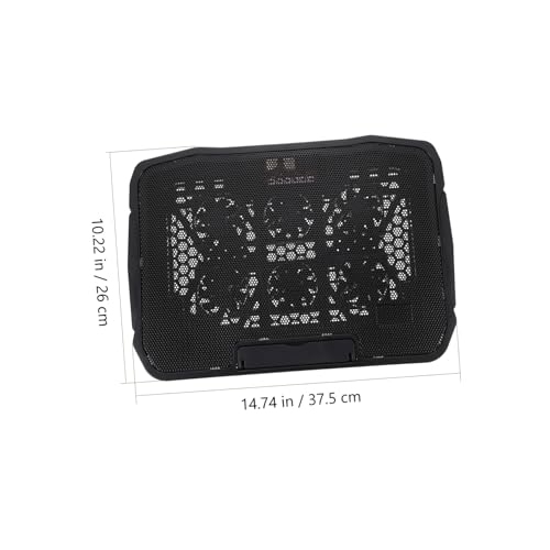 Support de refroidissement PC portable Hemobllo à ventilation réglable noir - 5