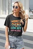 Last Day of School Teacher Shirt Women Admit It You'll Low Key Miss Me Bruh Teacher T Shirt Sumemr End of Year Teacher Tee Grey
