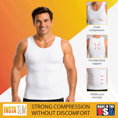 Image of Insta Slim - Made in USA 3 Pack Compression Muscle Tank Body Shapers for
