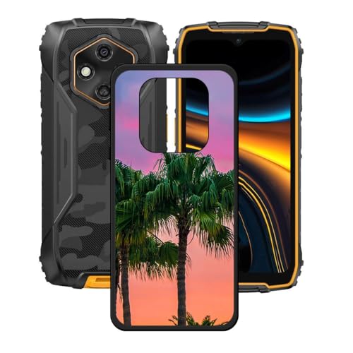 LCEHTOGYE �K�p Ulefone RugKing 4 Pro�p�P�[�X�A�K�p Ulefone RugKing 4 Pro (6,56")�ƌ݊����̂��钴���^�u���b�N�\�t�gTPU�V���R���Q���P�[�X�ی�J�o�[- LH29