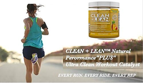 Clean+Lean Natural Performance Plus by FitFarm USA: Ultra-Clean Workout Catalyst + Healthy Weight Loss Blend, Lean Muscle BCAA's, and Antioxidants- 100% Non-GMO 42 Svgs, 10oz (Pineapple Mango)