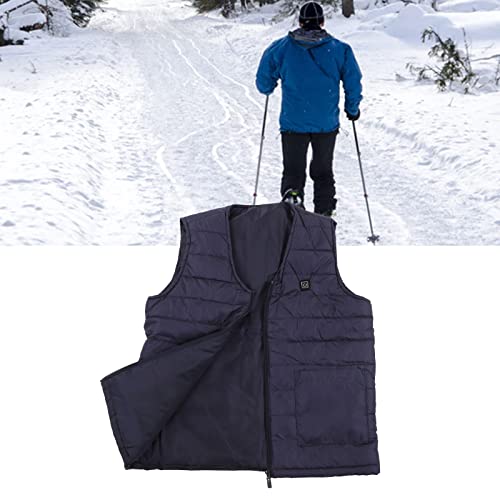 Chaleco calefactor eléctrico impermeable Rcniso para ropa calefatable de invierno 3