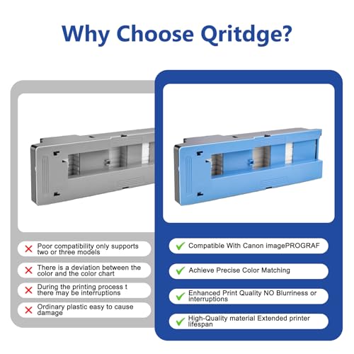MC8 MC-8 Wartungsbox für Canon MC-08 Maintenance Cartridge, MC08 Wartungspatrone kompatibel für Canon Imageprograf iPF8000 iPF8100 iPF8300S iPF8400 iPF9000 iPF9100 iPF9400