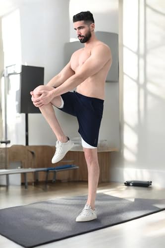 Image of Flapfit Men's 2 in 1 Quick Dry Shorts || Gym Shorts for Men Workout || Running Shorts for Men || Sports Shorts for Man