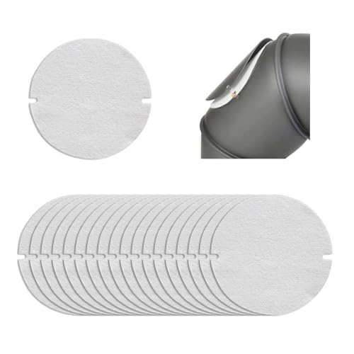 Pack of 20 Stove Pipe Gaskets, Stove Pipe Cleaning Flap for Pipes Diameter 120 to 150 mm