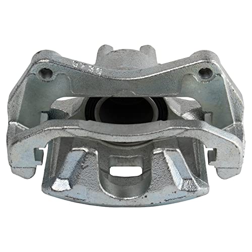 Image of TRQ Front and Rear Brake Caliper Set Zinc Coated Brackets Compatible with 2007-2013 Mitsubishi Outlander