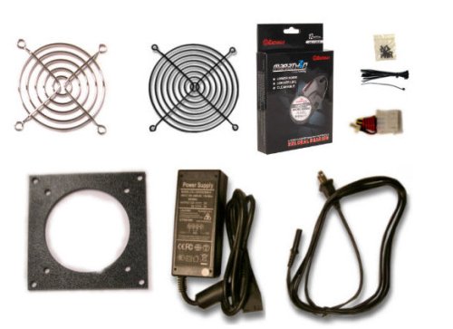 Coolerguys Cabcool801 Single 80mm Fan Cooling kit for Cabinet & Home Theaters