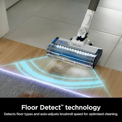 Image of Shark PowerPro Plus Cordless Stick Vacuum, Pure Water, IZ377H | Lightweight, FloorDetect Technology, HEPA Filter, 50-Min Runtime, Powerful Pet Hair Pickup, Carpets & Hard Floors