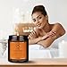 Scented Massage Candle Caramel - Soy Wax Candle 3.5Oz - Blend of Coconut and Almond Oils - Vanilla Oleoresin - Relaxing Massage Candle - Body Care - Calming - Beauty - Aromatherapy - Glass Candle Gift