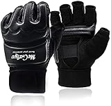 Boxhandschuhe Männer Frau Kinder Boxhandschuhe MMA Handschuhe Herren Set Boxen Trainingshandschuhe Boxhandschuhe Leicht Taekwondo UFC Halbfinger Kickboxing BoxsackHandschuhe(Schwarz,L)