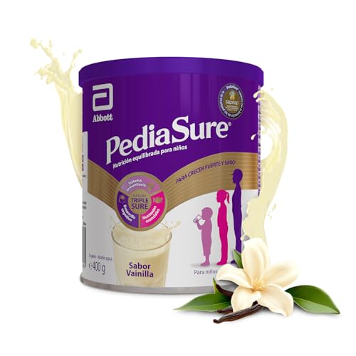 PediaSure – Sabor Vainilla – Complemento Alimenticio para Niños con Proteínas, Vitaminas y Minerales – 400 gr