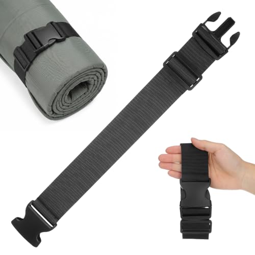 Image of WOFASHPURE Fanny Pack Extender Strap, 2 Inch Waist Bag Belt Extension | 19.69 Inch Adjustable Nylon Belt Extender for Fanny Pack, Waist Bags, Backpacks and Luggage Replacement Strap Black